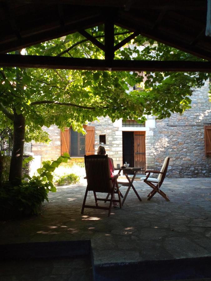 Villa Aronia Stone House à Lafkos Extérieur photo